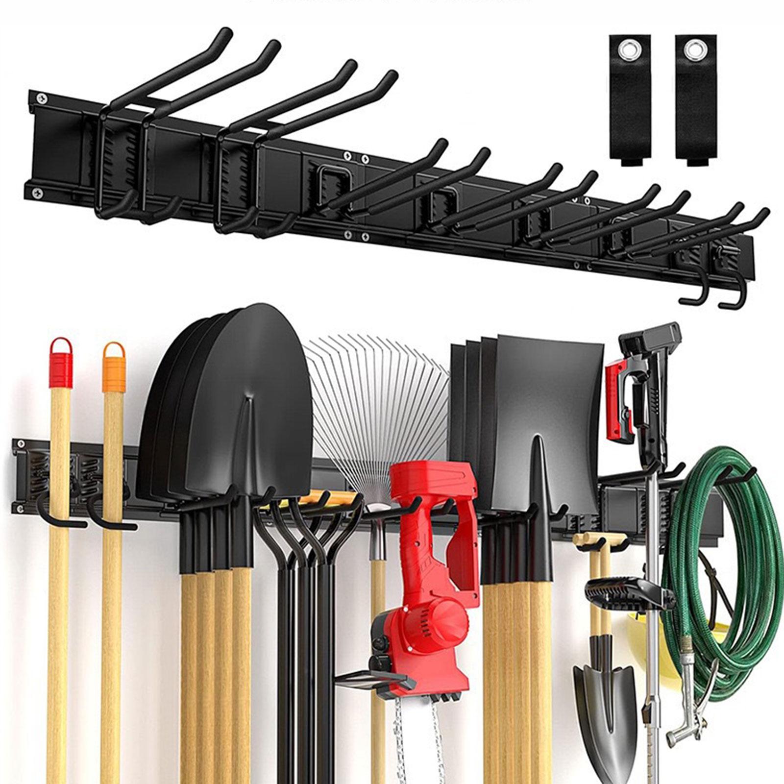 Power Tools Yard - Garagenwand-Organizer: Wandmontierte Regale mit Haken für
