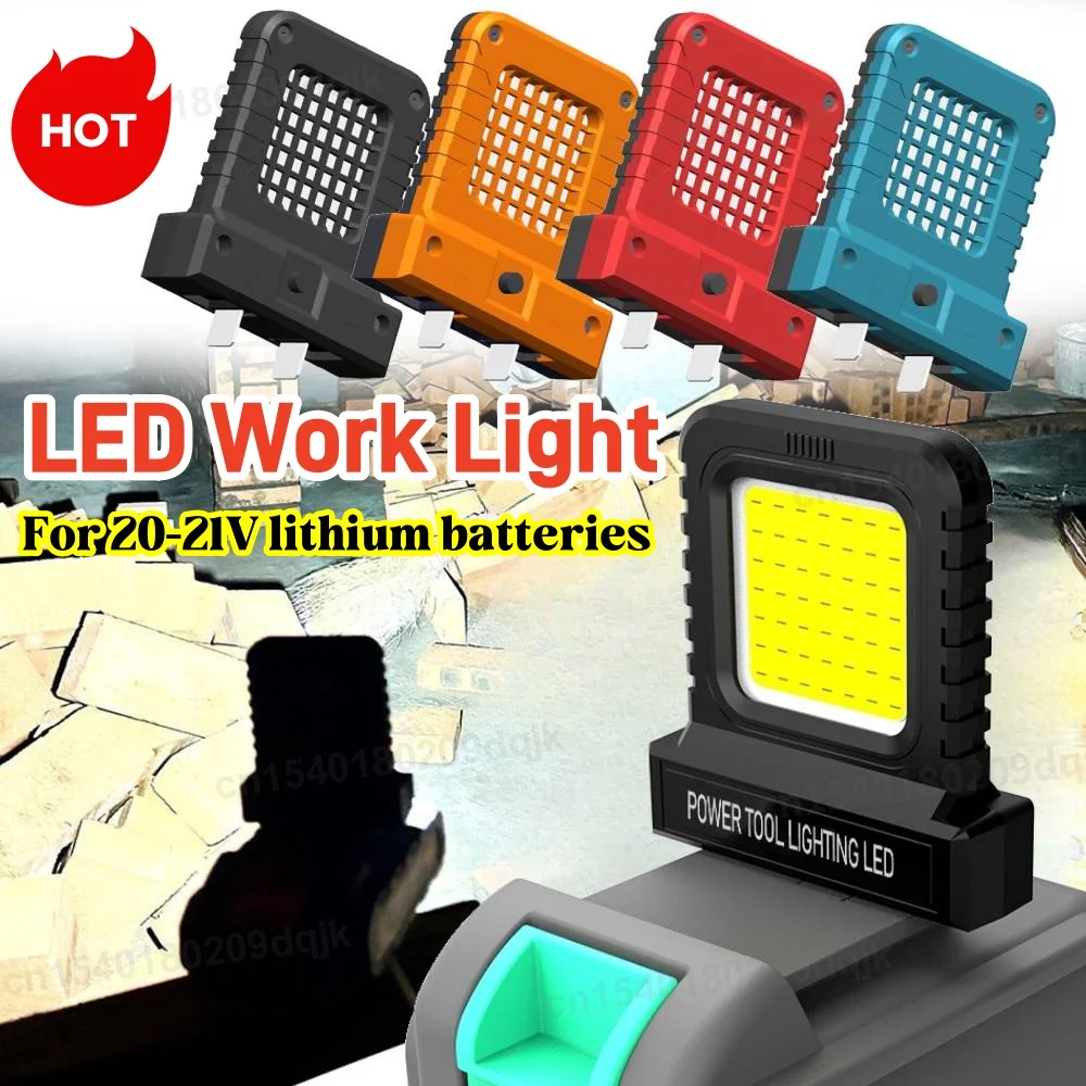 Power Tools For Construction Work - 21V Elektrowerkzeug Lithiumbatterie Mehrere universelle LED-Arbeitsscheinwerfer