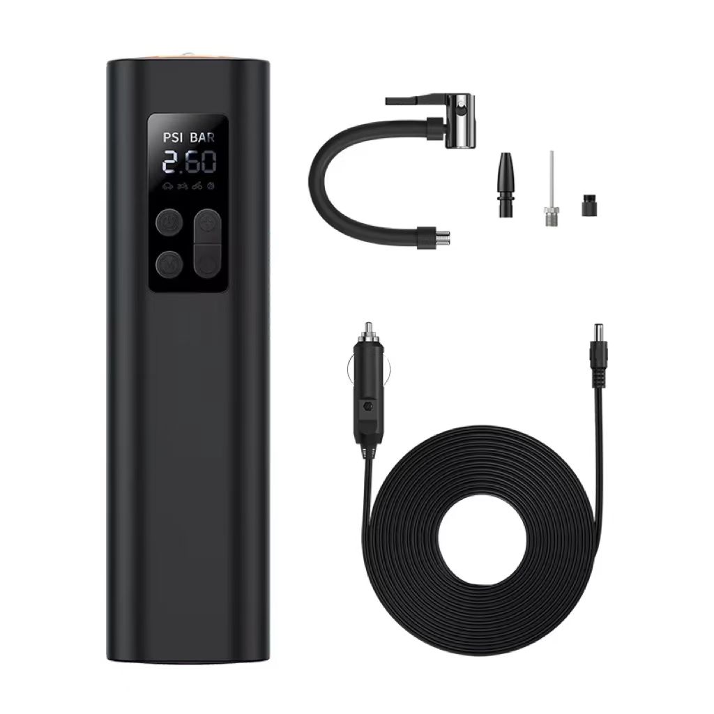 Air Compressor Mini - Mini Tragbarer ABS-Kunststoff Kabelloser Digitaler Reifenfüller