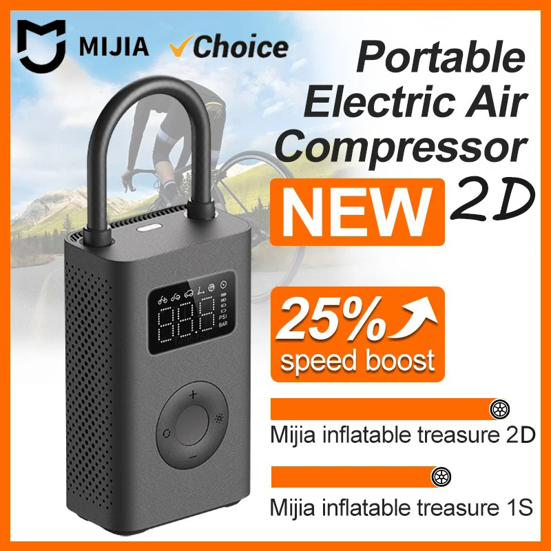 Original MIJIA Luftpumpe 2D 25 – Air Compressor Mini Bewertung und Preis