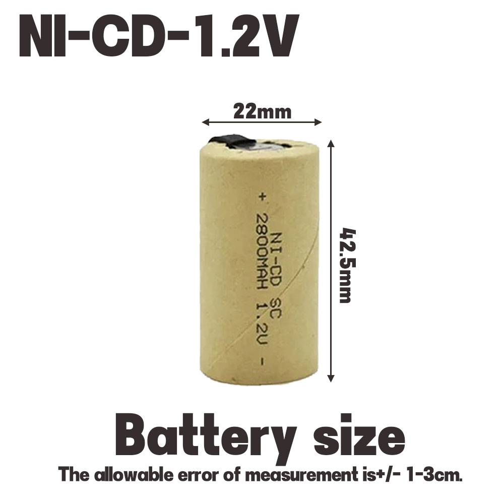 2800mAh 1,2V Ni-Cd Wiederaufla – Power Tools Ltd Bewertung und Preis