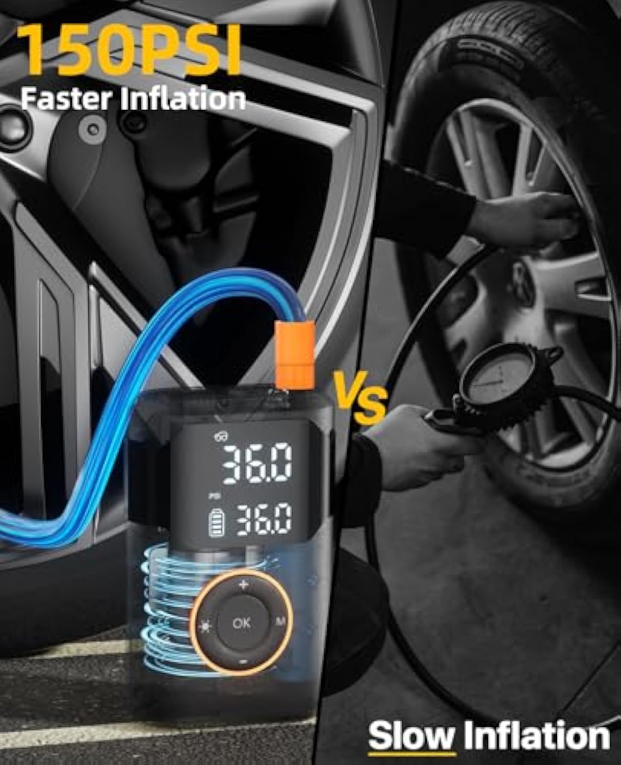 Automatische wiederaufladbare  – Air Compressor Mini Bewertung und Preis