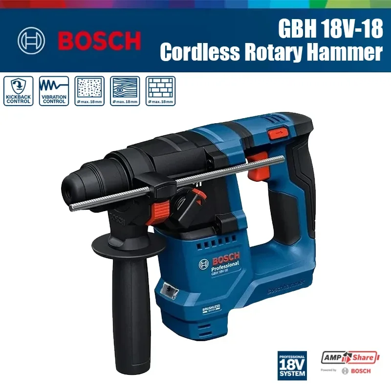 Bosch GBH 18V-18 Akku-Bohrhamm – Hammer Drill Sds Bewertung und Preis